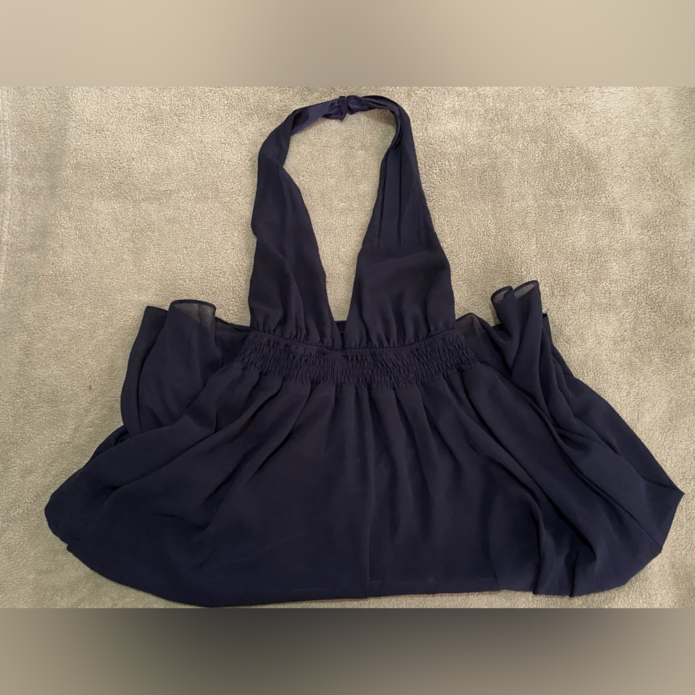 TOBI Midi halter dress